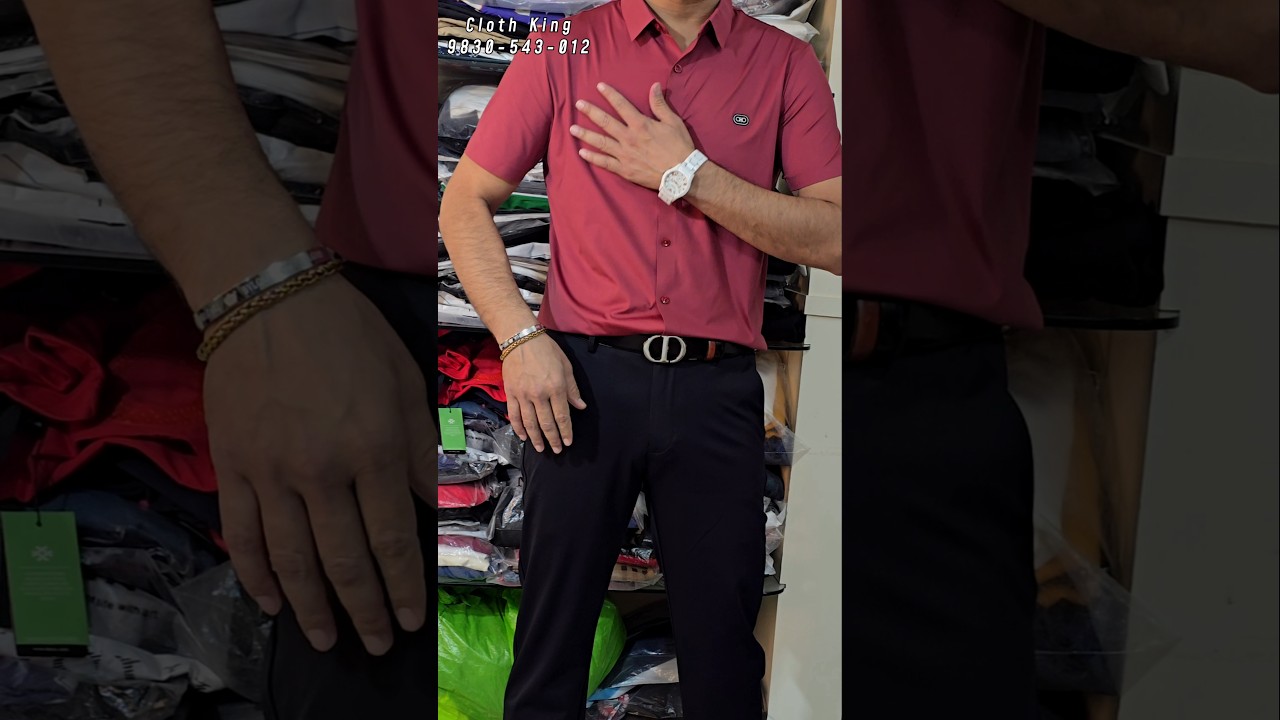 Imported Stitchless Half Sleeve Shirt, High quality fabric-unseen color #china #shortsviral #shorts