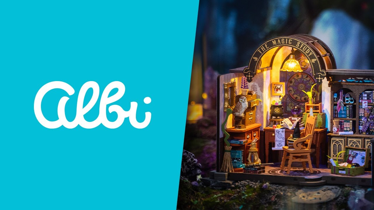 Miniaturní domeček - Magická studovna - představení