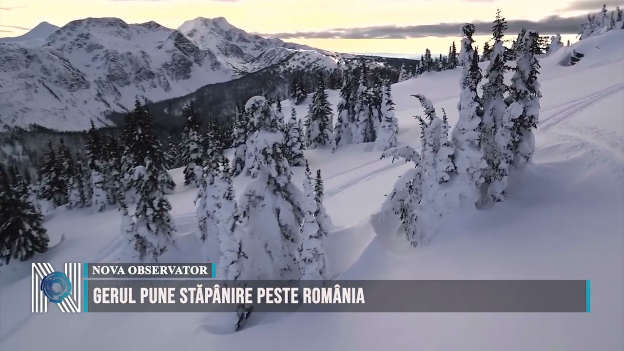 Gerul pune stăpânire peste România