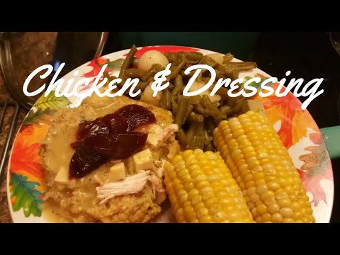 HOW TO MAKE CHICKEN AND DRESSING
