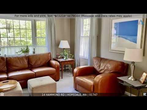 Priced at $439,900 - 14 Hammond Rd, Hopedale, MA 01747