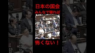 日本の国会　みんなで寝れば怖くない！ #日本 #経済 #政治 #国会