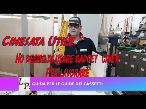 Squadra per istallare facilmente le guide dei cassetti