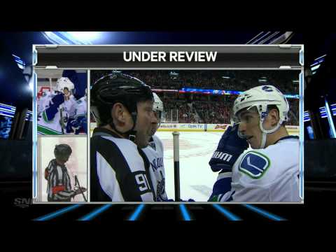 Canucks at Flames - Alex Burrows 1-1 Goal - 04.10.13 - HD