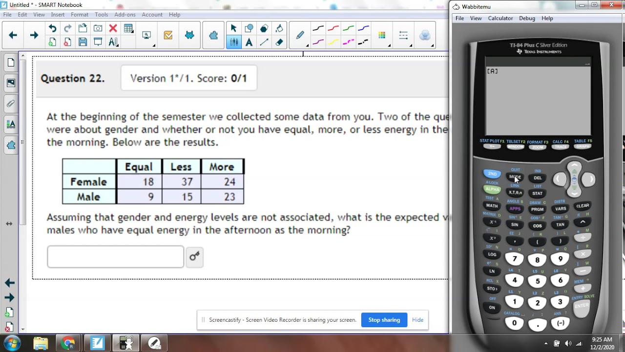 MAT130: Chapter 11 - Chi Squared Test