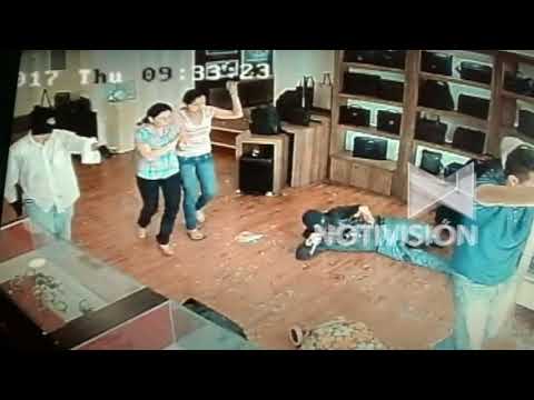 Video reveals how the criminals acted during the Eurochronos robbery.