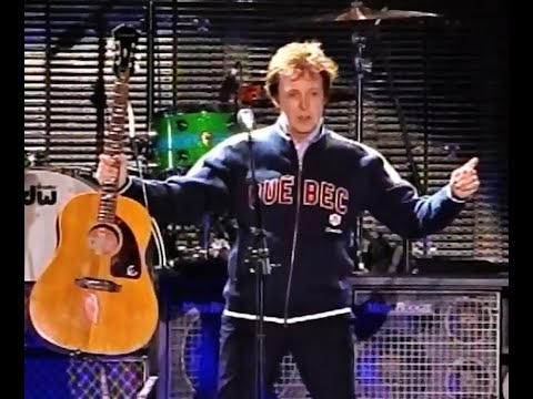 Paul McCartney sur les Plaines d'Abraham ( 20 juillet 2008 )