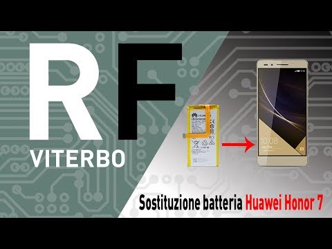 🔧 Sostituire batteria Huawei Honor 7 (PLK-L01). Honor 7 replace battery.