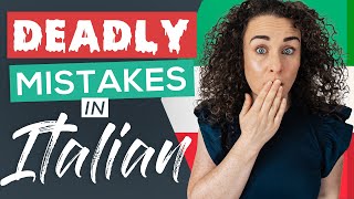 AVOID THESE! 8 Mistakes in Italian 🇮🇹 FREE PDF [Italian for Beginners]
