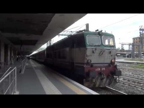 E656.099 sul Treno Pellegrini EXP 14326 Roma Ostiense - Lourdes, in partenza da Roma Ostiense