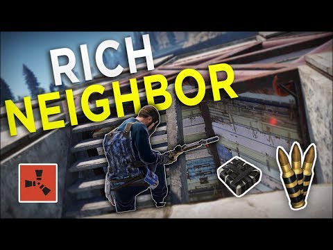 RAIDING my RICH NEIGHBOURS for EVERYTHING THEY OWN! - Rust Solo Survival #5 (END)