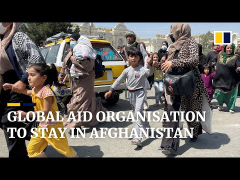 Global aid organisation intent on staying in Taliban-run Afghanistan to ease humanitarian crisis
