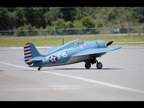 Giant Scale F4F Wildcat w/Radial Engine Flight (Fischer) -- Top Gun Invitational