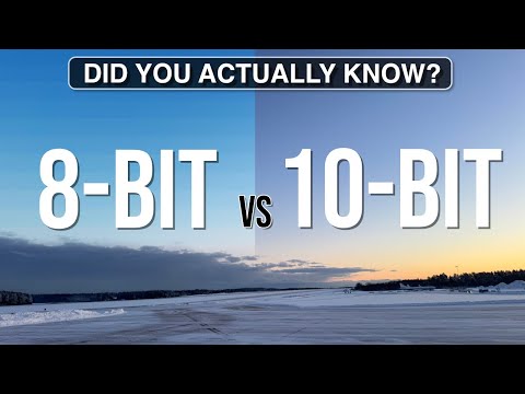 8 bit vs 10 bit video - Explained EASY to understand.