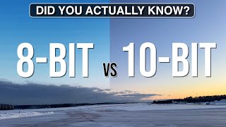 8 bit vs 10 bit video - Explained EASY to understand.