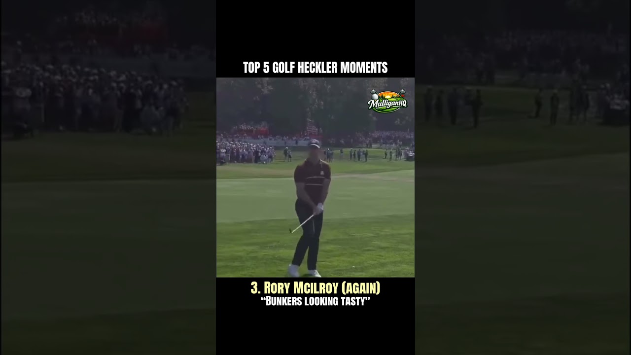 Top 5 Golf Heckler Moments 🗣️⛳️ Rory McIlroy needs to get ear plugs 😭 #golf #golfmeme #golfhumor
