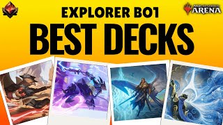 Video Best MTG Explorer / Pioneer Bo1 Decks in Mythic MTG Arena Ranked