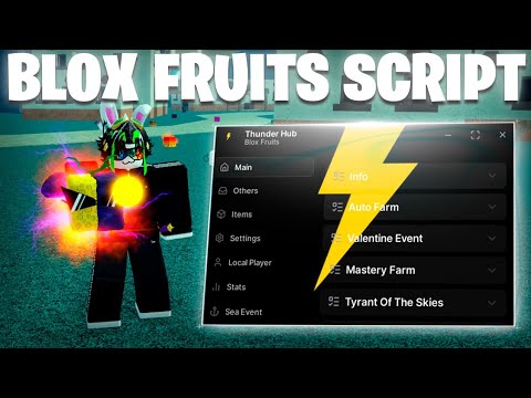 『 Blox Fruits Script 』NO KEY - (Auto Farm, Mastery, Auto Bosses, Auto Raid, Sea Events and More!)