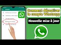 Comment désactiver temporairement votre compte Whatsapp sans le supprimer (2023) |