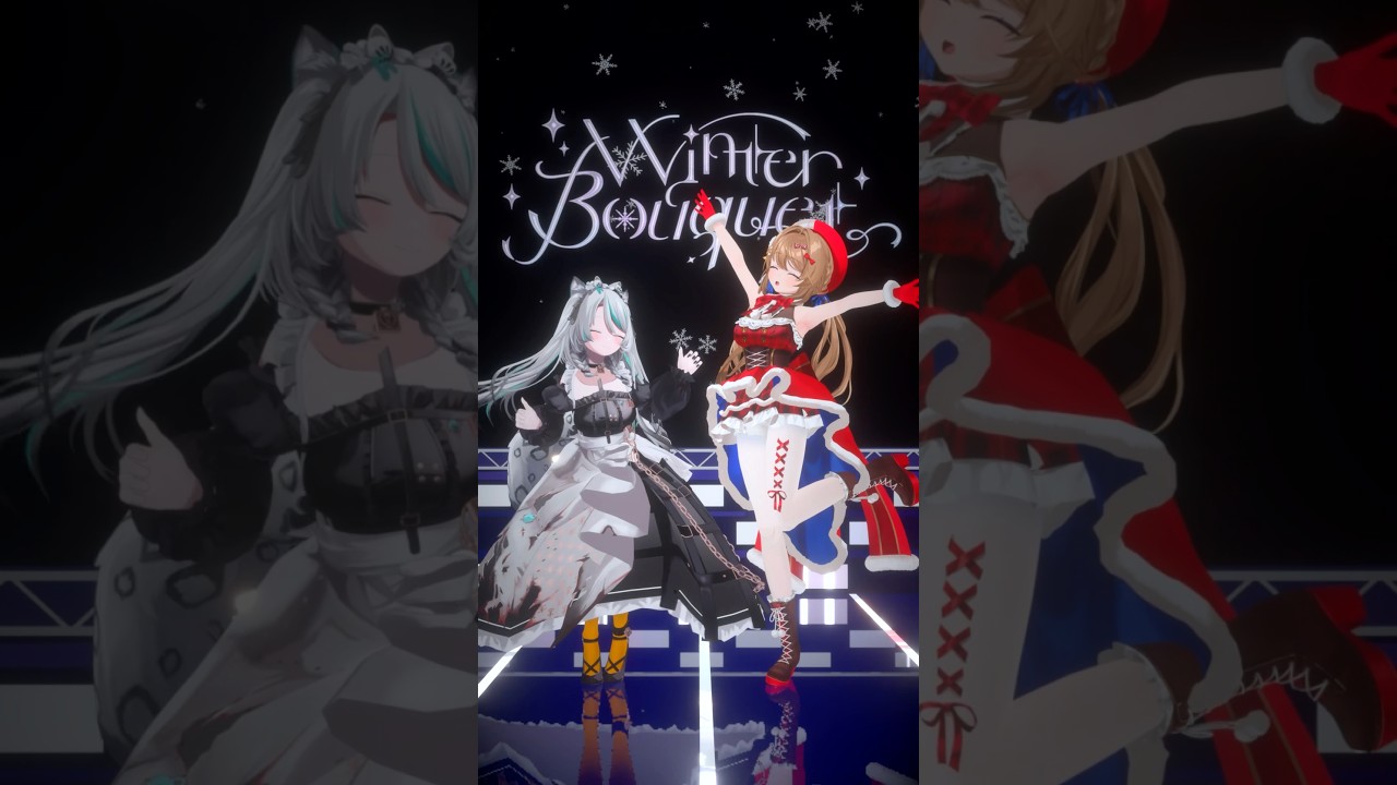 シェキラ！ふたりでポーズ✨️ #ウィンターブーケ