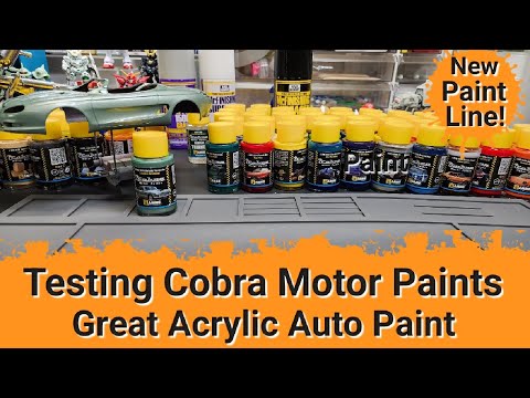 Testing Cobra Motor Paints By Ammo - Great Acrylic Paint Line