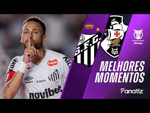Santos 2x1 Vasco | Melhores Momentos | #Brasileirão2026