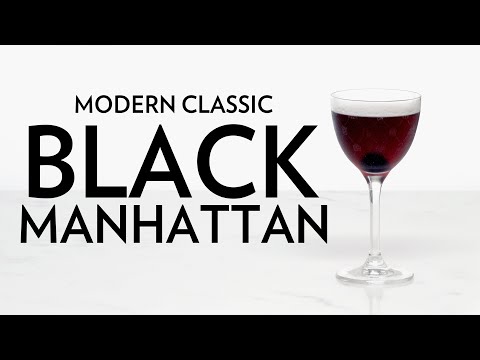 Modern Classic: Black Manhattan