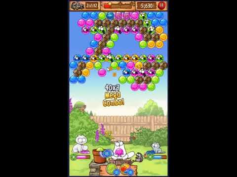 Simon's Cat Pop Time Level 184 - NO BOOSTERS 😺 | SKILLGAMING ✔️