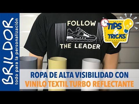 Haz tus PRENDAS REFLECTANTES con VINILO TEXTIL TURBO