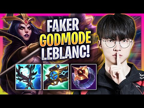 FAKER LITERALLY GOD MODE WITH LEBLANC! - T1 Faker Plays Leblanc MID vs Sivir! | Season 2024