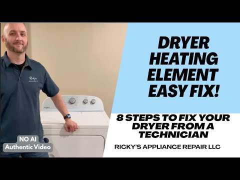 How To Replace A Dryer Heating Element (Easy DIY)