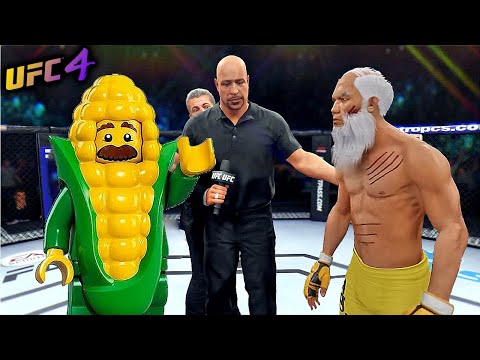 Man Corn vs. Old Bruce Lee - EA sports UFC 4 Rematch
