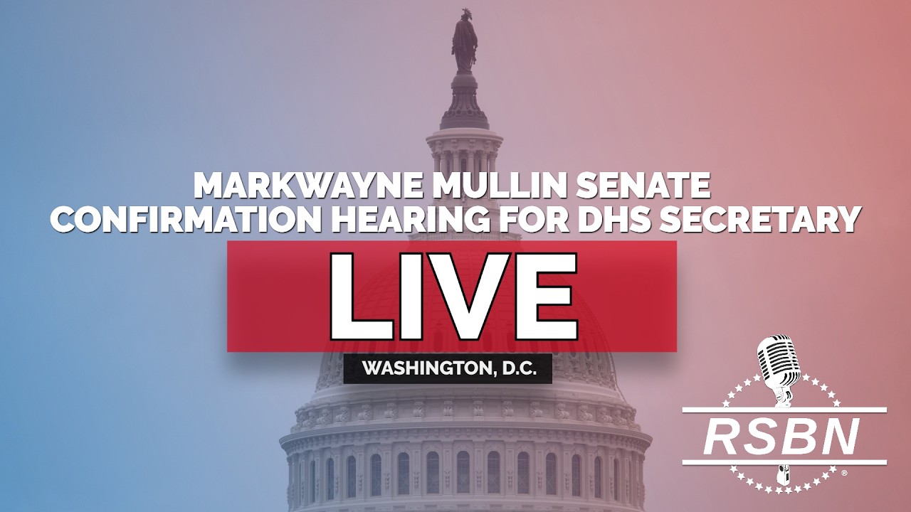 LIVE: Markwayne Mullin Senate Confirmation Hearing for DHS Secretary - 3/18/26
