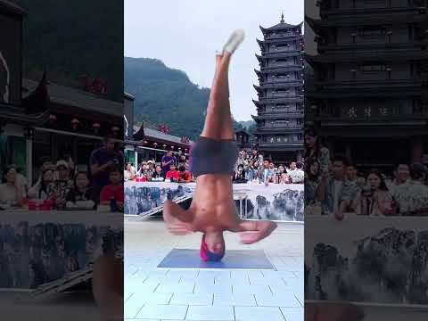 Street dance spinning top can't stop at all. The masters are among the people. Street dance. Ple