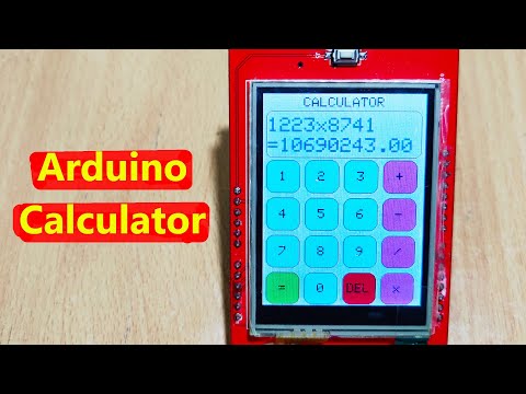 Arduino Calculator with TFT Touch Screen Display