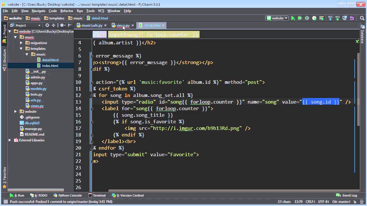 Django Tutorial for Beginners - 24 - Favorite View Function
