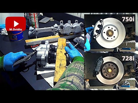 BMW e38 728i recive the 750i BIG Brakes !