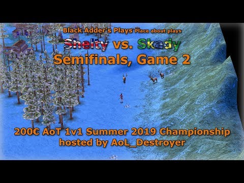 Summer 2019 Championship, SF - Shelty vs. Skady, Game 2 - Age of Mythology: The Titans