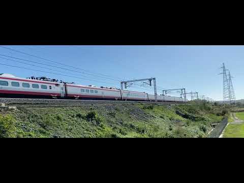 ETR 485 in transito a 250km/h con l’ES* 8551 Genova - Roma 