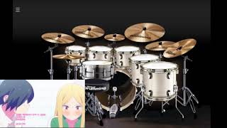【Virtual Drum Cover】Aimai Moko / Inori Minase - Tsurezure Children (徒然チルドレン)
