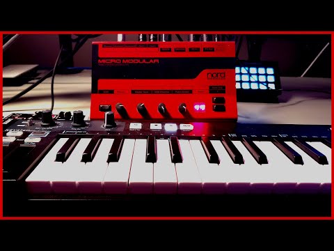Nord Micro Modular Desktop Virtual Synthesizer 1997 - 2003 - Red image 4