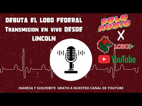 Federal A Fecha 1 desde Lincoln. El Linqueño vs Sportivo AC Las Parejas. LOBO RADIO. Sólo Audio