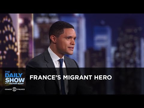 France's Migrant Hero - Between the Scenes | The Daily Show