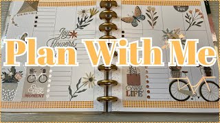 PLAN WITH ME CLASSIC HAPPY PLANNER | APRIL | HORIZONTAL LAYOUT | HAPPY PLANNER STICKERS