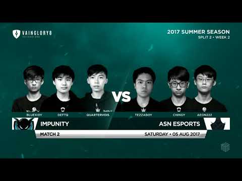 Impunity Vs ASN Esports • Vainglory 8 • Southeast Asia • Summer Split 2, Week 2, Day 1