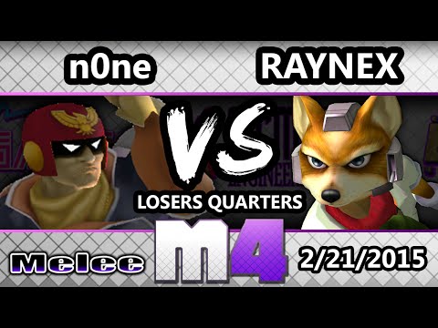 McSmashter 4 - none (Captain Falcon) Vs. LP | Raynex (Fox) SSBM Losers Quarters - Melee