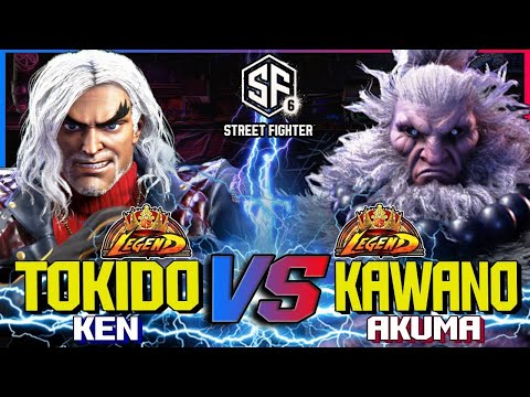 SF6 ▰ TOKIDO (Ken) Vs KAWANO (Akuma) ▰ Street Fighter 6 High Level Gameplay