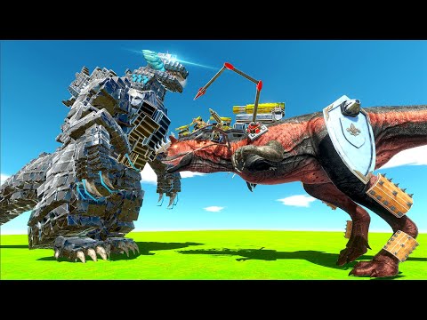 NEW Godzilla vs My CREATIONS - Animal Revolt Battle Simulator