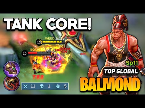 CORE TANK! Balmond Best Build 2023 [ Balmond Top Global Gameplay ] By Xemmm• - Mobile Legends