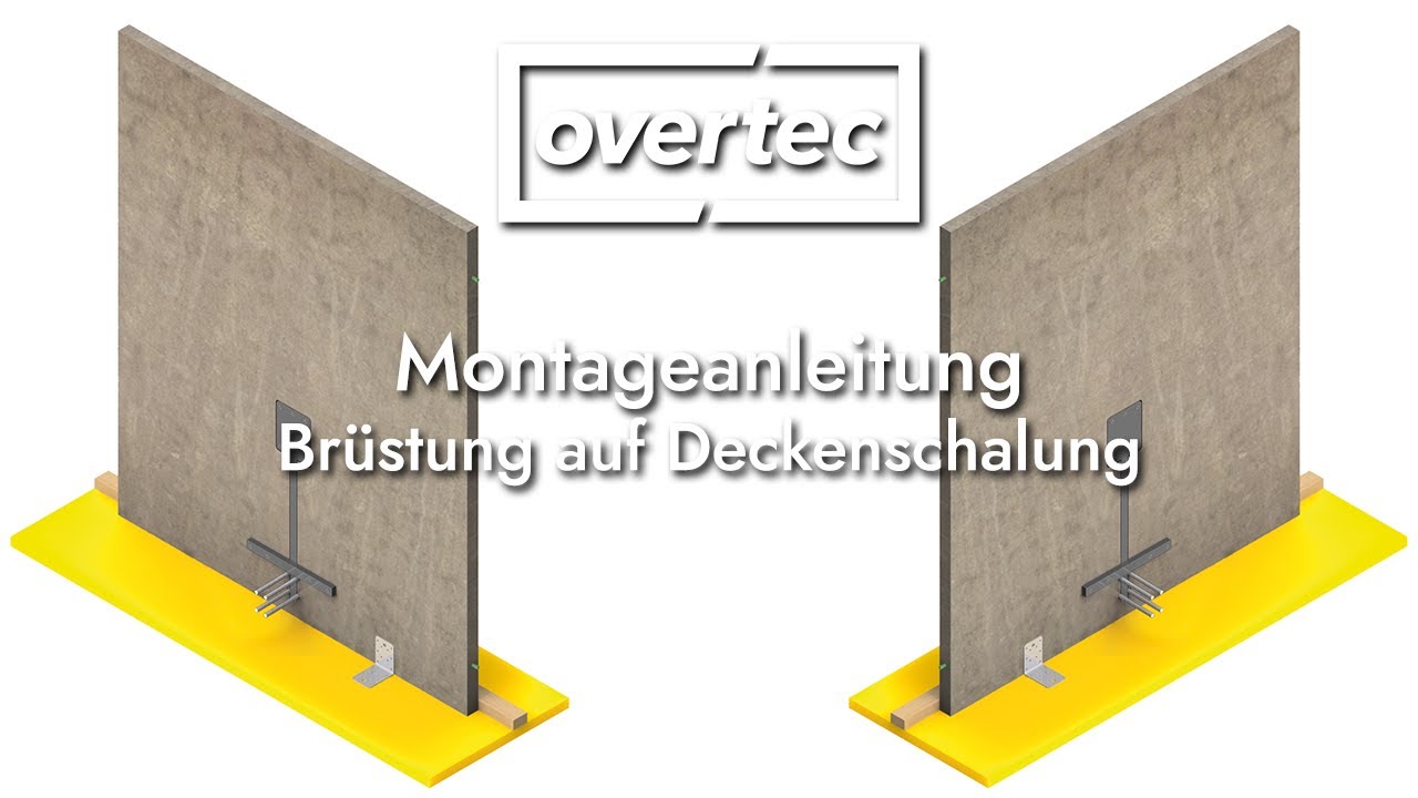 Installation of a lightweight and fireproof railing: instructions for a parapet on slab formwork